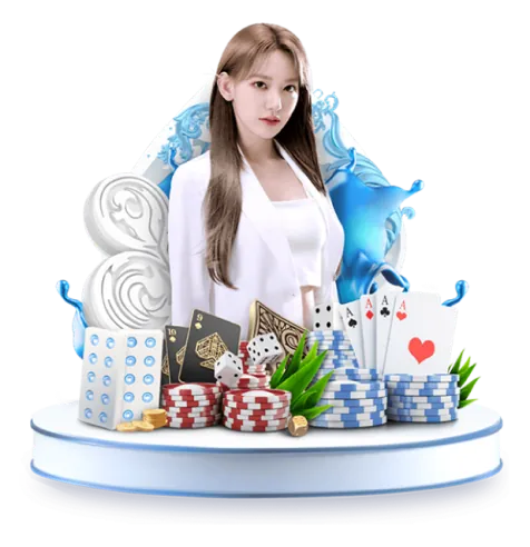 Bàn chơi Poker với chip và bài